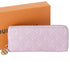 Louis Vuitton Clemence Wallet Metallic Empreinte Monogram Pearly Lilac